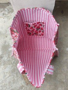 Sac fourre-tout matelassé en coton à imprimé fruits réversible, sac à bandoulière de voyage fait main, sac à main élégant pour tous les jours - Product Image 2