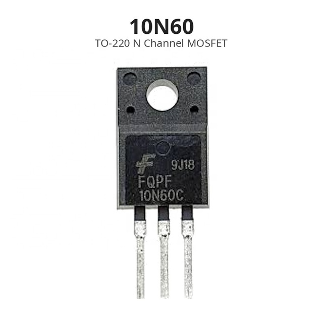 10N60 TO-220 N Channel MOSFET for Offline Power Supply and LED Driver