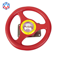 Machine de jeu vidéo d'arcade à monnayeur pour enfants, simulateur de course automobile électronique avec volant en plastique, jeu de conduite Outrun