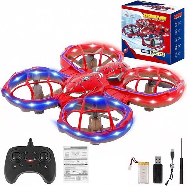 Hot selling spider stunt plane 3D flip with LED lights auto hover remote control plane quadcopter 2.4G remote control plane