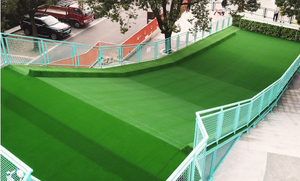 Flyon-alfombra de césped <span class=keywords><strong>artificial</strong></span> blanco para patinaje sobre ruedas, precio de hierba para esquiar, 2022 - Product Image 6