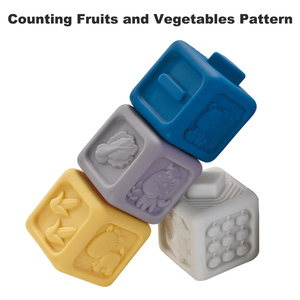 Blocs de construction souples sensoriels Montessori en gros pour l'éducation précoce des bébés de 6 à 12 <span class=keywords><strong>mois</strong></span> - Product Image 3