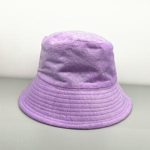 Sombrero de cubo de invierno al aire libre, sombreros de cubo de color sólido para mujer, sombrero de cubo liso informal Unisex con logotipo bordado personalizado al por mayor - Product Image 2