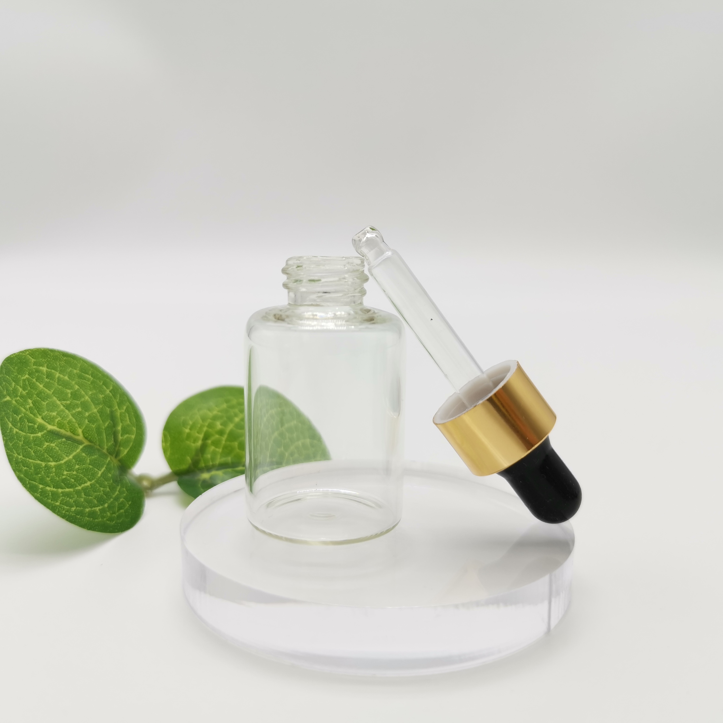 1ml 2ml 3ml Glass Lotion Bottles Cylinder Glass Serum Dropper Bottle