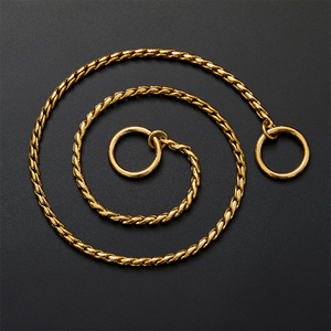 Cadena <span class=keywords><strong>de</strong></span> cuerda para perros <span class=keywords><strong>de</strong></span> acero inoxidable 316L <span class=keywords><strong>de</strong></span> 4.5 mm al por mayor, cadena <span class=keywords><strong>de</strong></span> serpiente, cadena <span class=keywords><strong>de</strong></span> ahogo para perros, collar, correa deslizante, correa <span class=keywords><strong>de</strong></span> manos libres para perros - Product Image 6