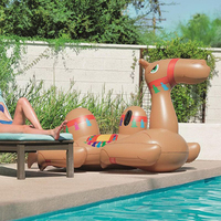 Flotteur de piscine gonflable en PVC épaissi, forme de chameau, pour adultes et enfants, jouet de fête, île flottante pour la natation