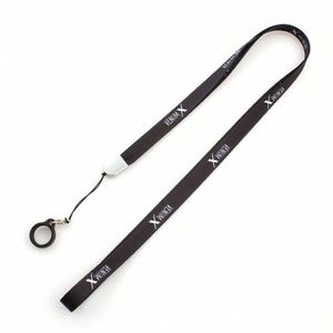 Wholesale Design Sublimation <b>Polyester</b> Personalized Silicone Ring Pen Holder Neck <b>Lanyard</b> with logo - Product Image 3
