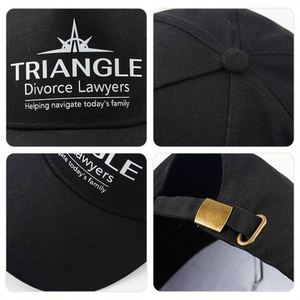 Gorras al por Mayor, Gorra de Béisbol Personalizada de Algodón Liso con Logotipo y Cordón - Product Image 3