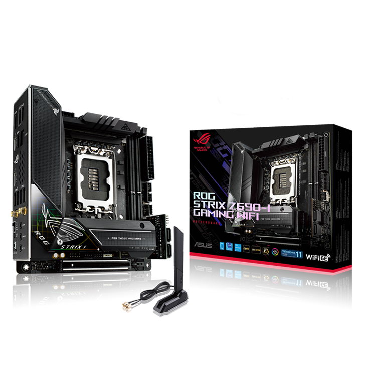 ROG STRIX Z690-IゲームWIFIミニITX中古ゲームマザーボードIntel LGA 