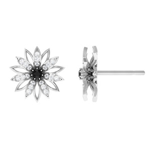 Eleganti Orecchini a Perno con Fiore Margherita, Stile Minimalista Naturale, Gioielli da Donna alla Moda, per Uso Quotidiano, Regalo Chic - Product Image 1
