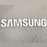 Enseignes LED électroniques de haute qualité en gros, lettres lumineuses frontales en ABS pour vitrines de marques Samsung, publicité de logos, hôpitaux