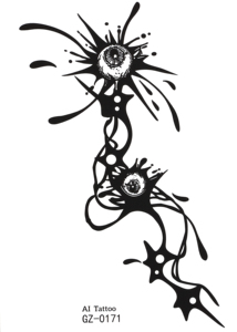 Adesivo per tatuaggio Semi-permanente con trasferimento d'acqua a caldo e Sexy con disegno di serpente a fiori per toppa con tatuaggio per succo-funzione temporanea - Product Image 4