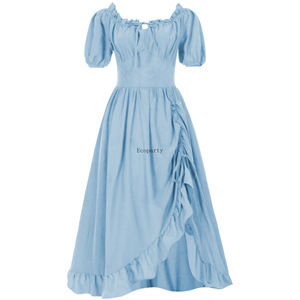 <strong>Goth</strong> Dress for Women Vintage Cocktail Batwing Halloween Evening Dresses Woman <strong>Plus</strong> <strong>Size</strong> Renaissance Medieval Dress - Product Image 4