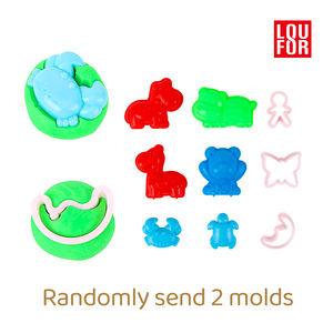 Couleur pâte à <span class=keywords><strong>modeler</strong></span> pâte à <span class=keywords><strong>modeler</strong></span> ensemble d'outils créations gaufre <span class=keywords><strong>Pizza</strong></span> Burger Maker semblant Chef cuisine nourriture jouet pour enfants garçons filles - Product Image 4