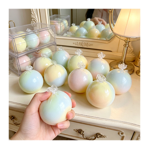 Balle texturée élastique décorative transparente, jouet sensoriel apaisant, portable, pour le transport, la relaxation au bureau, cadeau de soutien - Product Image 4