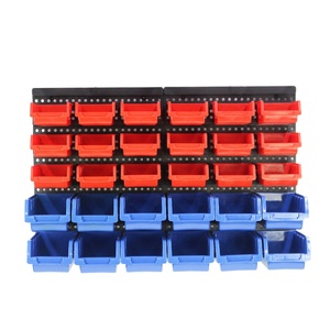 Industrial Warehouse Shelf <strong>Wall</strong> <strong>Mounted</strong> Plastic <strong>Storage</strong> <strong>Bin</strong> Stackable Combined Plastic <strong>Storage</strong> <strong>Bins</strong> - Product Image 1