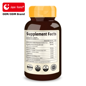 Fabricante OEM de Suplementos de Glucosamina y Condroitina, Glucosamina y Condroitina para la Salud de las Articulaciones, Cápsulas de Glucosamina y Cúrcuma - Product Image 5