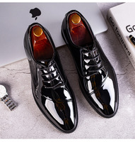 Chaussures habillées et de mariage pour hommes, à lacets, à bout fermé, légères et respirantes