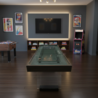 Table de palets en bois massif clair de luxe de haute qualité de 12 pieds pour les clubs de bar Sports d'intérieur