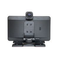 Cámara de visión trasera para coche con navegación GPS de 7 pulgadas Mirror Link Dash Cam Control de voz Wifi/BT Dvr Carplay/Android Auto TV pantalla táctil