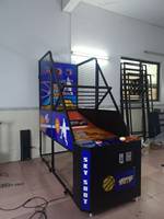 Machine de jeu de basket-ball d'arcade à monnayeur pour sports d'intérieur, modèle de tir de basket-ball de rue, vente chaude, fabrication