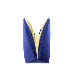 Sacchetto cosmetico della mezzaluna del rossetto della <span class=keywords><strong>borsa</strong></span> cosmetica del velluto su ordinazione della fabbrica con il fornitore d'imballaggio del sacchetto cosmetico del sacchetto di trucco di Logo - Product Image 3