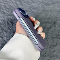 Étui de téléphone JOYPORODO L200 ultra fin en tissu PU, accessoires pour iPhone Duo, protection antichoc OEM