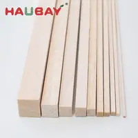 Pabrik Cina Kayu Balsa 1000Mm Hobi Kerajinan Kayu Bahan Model Tongkat Balsa Strip Balsa untuk Pemodelan