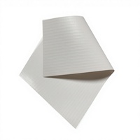 Matériaux d'impression numérique en PVC, bannière flexible frontlit laminée à chaud, rouleau blanc 280 g/m² pour la publicité extérieure