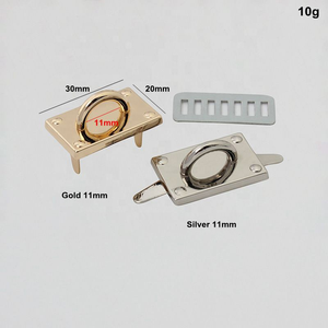 Gancho de puente de arco de plata, accesorios de metal, Conector de manija, hebilla, bolsa, medio arco, hardware para bolso - Product Image 3