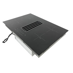Encimera de inducción de 60cm y ventilador Extractor de corriente descendente Control táctil Placa de inducción para el hogar - Product Image 5