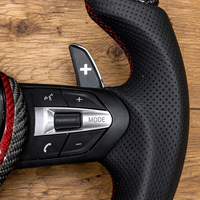 Volant en fibre de carbone pour BMW F30 F10 F20 F22 F32 F35 F36 F12 M3 M5 M6 E70 E90 Volant de voiture personnalisé