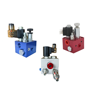 Bloc de commande de levage hydraulique ET02 en acier pour plateforme élévatrice, pièces de monte-charge - Product Image 1