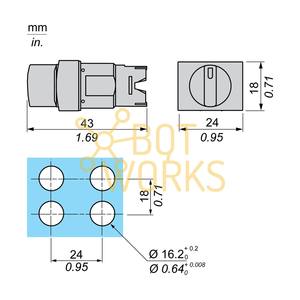 Schneider Electric ZB6DD25 - Neuf - Product Image 1