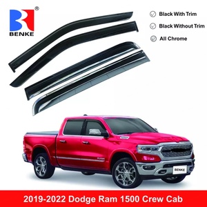 Accessoires automobiles pour DODGE RAM 1500 CREW CAB 2009-2018, 2019-2022, déflecteurs de vent injectés pour vitres, pare-pluie - Product Image 3