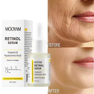 Retinol anında kırışıklık giderici yüz Serum kaldırma sıkılaştırıcı Anti-aging Retinol yüz serumu