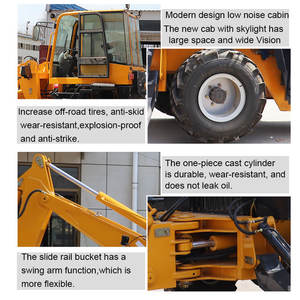 2022 chargeuse-pelleteuse rétro Pelle Mini Tractopelle Chinois <span class=keywords><strong>Tracto</strong></span> Pelle Escavador Retroescavadeira Escavadeira Retroexcavadora - Product Image 2