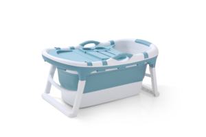 <span class=keywords><strong>Baignoire</strong></span> pliable en plastique personnalisée rose de 121cm <span class=keywords><strong>Baignoire</strong></span> SPA Baignoires pliables pour adultes avec couvercle - Product Image 3