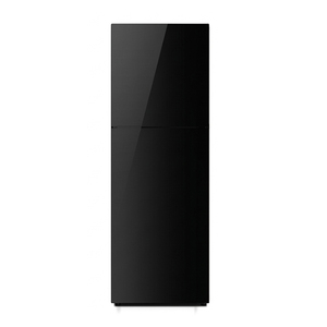 <span class=keywords><strong>Réfrigérateur</strong></span> à double porte avec congélateur supérieur en verre <span class=keywords><strong>noir</strong></span> de 138 L, compatible OEM, pour la maison - Product Image 2