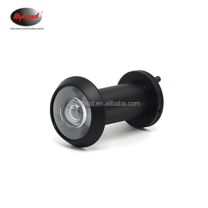 Viseur de porte noir Hyland OEM DV05, vente directe d'usine, matériau en laiton/alliage de zinc, vision à 200 degrés - Product Image 2