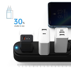 <span class=keywords><strong>Cargador</strong></span> de viaje de nitruro de galio Gan 65W certificado CE, <span class=keywords><strong>cargador</strong></span> rápido Gan, adaptador de corriente Usb <span class=keywords><strong>C</strong></span> <span class=keywords><strong>doble</strong></span>, <span class=keywords><strong>cargador</strong></span> de pared Gan <span class=keywords><strong>tipo</strong></span> <span class=keywords><strong>C</strong></span> Dual - Product Image 3