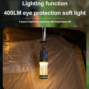 Lampe de camping portable d'extérieur à double fonction anti-moustiques et haute luminosité avec batterie externe d'urgence 4800 mAh - Product Image 3
