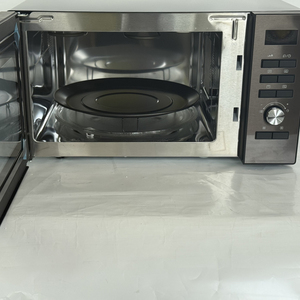 Four à <span class=keywords><strong>micro</strong></span>-<span class=keywords><strong>ondes</strong></span> professionnel de 30 L avec fonction grill pour usage domestique, 220 V, comptoir, électrique, verrouillage enfant, acier inoxydable - Product Image 6