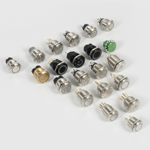 Botón pulsador metálico con cierre a presión, resistente al agua IP65, de 12 mm, 16 mm, 19 mm, 22 mm, 25 mm, para turbina eólica - Product Image 4