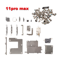 Vis complètes avec support de fixation métallique interne pour iPhone 5S SE 6 6S 7 8 Plus X XR XS MAX 11 12 13 Pro Max, petites pièces métalliques internes