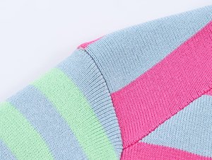 SHENZHU Style Européen et Américain Nouvelle Collection Printemps 26 <span class=keywords><strong>Pull</strong></span> Tricoté Décontracté Simple à Rayures à Manches Longues avec Col pour <span class=keywords><strong>Femme</strong></span> 5536015 - Product Image 4