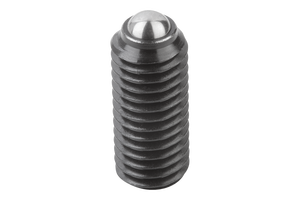 Resorte de Empuje K0315, Fuerza de Resorte Intensificada, Acero Oxidado Negro con Bola de Acero y Enchufe Hexagonal - Product Image 5