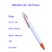 Stylo bille en plastique durable de haute qualité avec logo personnalisé, encre noire effaçable 1,0 mm, gravure laser, faible MOQ, promotion, prix abordable