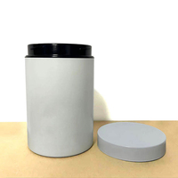 Boîte de conservation hermétique en acier inoxydable, récipient de stockage alimentaire en métal avec joint anti-humidité pour poudre de protéines