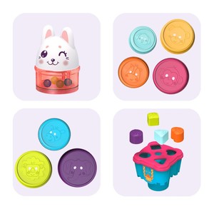 Bé Xếp Chồng Đồ chơi cho trẻ mới biết đi 1-3-Làm Tổ ly hình dạng SORTER <span class=keywords><strong>Stackable</strong></span> khối học tập đồ chơi - Product Image 4